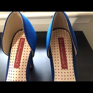 B.A.I.T. Royal Blue Lola Peep-Toe Pump